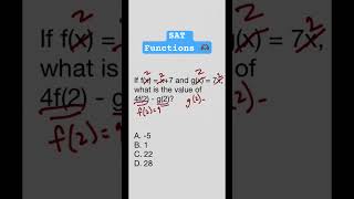 SAT math function example No words required maths sat satmath mathematics [upl. by Orva]