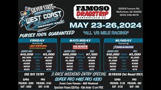 West Coast Classic Bracket Races from Famoso Dragstrip  Hughes Performance Saturday [upl. by Ydroj]