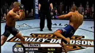 UFC 100 Georges StPierre vs Thiago Alves Round 2 [upl. by Noleta]