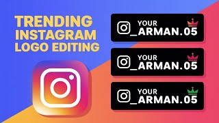 How To Make Instagram Logo in Pixellab  Trending Instagram Logo Editing  Logo Editing [upl. by Kowatch]