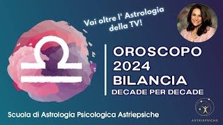 OROSCOPO 2024 PER LA BILANCIA  strategie per vivere meglio il 2024 [upl. by Llennej]