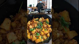 Venkatesh bhats Potato Kara Kari shorts shortsfeed food viral potato [upl. by Ydne950]