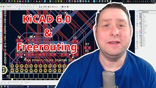 Autorouting in KiCad 6 mit Freerouting [upl. by Erdnassac]