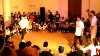 IBE 2009 Final Footwork Battle  Focus vs Tony Rock [upl. by Ecneret]