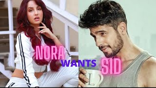 Why Nora Fatehi wants to marry Siddharth Malhotra  Glam Gossip [upl. by Bagger486]