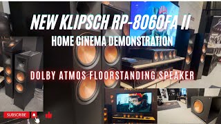 New KLIPSCH RP8060FAII Dolby Atmos Floorstanding Speaker [upl. by Atiuqahs799]