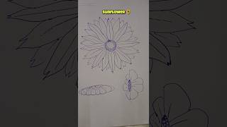 Easy Sunflower tutorial🌻 sunflower [upl. by Bartley391]