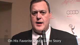 Billy Gardell on the red carpet at the 2012 TV Hall of Fame Ceremony [upl. by Quartas]