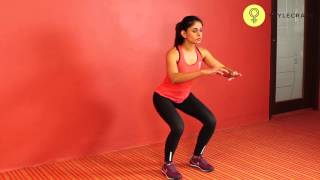 How To Do SQUAT JUMP EXERCISE Fat Burning Workout [upl. by Nidla]