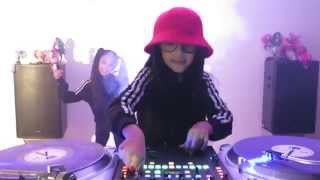 Missy Elliot WTF Where They From ft Pharrell DJ Set By DJ Livia 8yrs old [upl. by Earle]