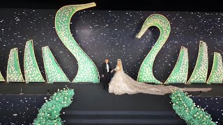 Grand Bridal Entrance Spectacular Tiffany Blue Wedding Extravaganza [upl. by Vig]