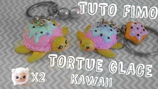 TUTO FIMO  TORTUE GLACE KAWAII [upl. by Saalocin]