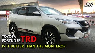 Toyota Fortuner review 24G TRD Is it better than the Montero Philippines [upl. by Simsar]