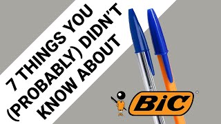 BIC Cristal Pen  7 Things You Probably Didnt Know About It [upl. by Adelric12]