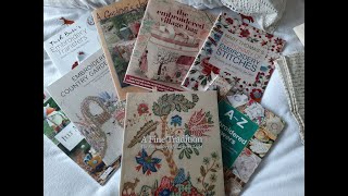 Embroidery amp Sewing Books [upl. by Aitnecserc]