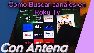 Como buscar Canales locales Con tu Roku Tv TUTORIAL FÁCIL Y SENCILLO ✅ [upl. by Notsag]