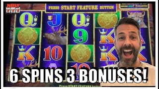 I HAVE NEVER SEEN A SLOT SO ACTIVE INCREDIBLE LUCK on BUFFALO LINK Slot Machine [upl. by Nerhtak]