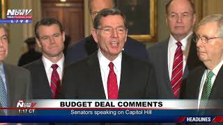 WATCH Republican Senators Discuss Border Wall Security Funding Deal [upl. by Kcirtap]