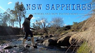 Finding Rough Sapphires in NSW Australia  Grabben Gullen [upl. by Bartholomeus613]