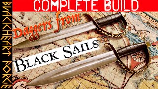 quotBlack Sailsquot Daggers Forging Functional Replicas of Anne Bonnys DGuards [upl. by Nawd]