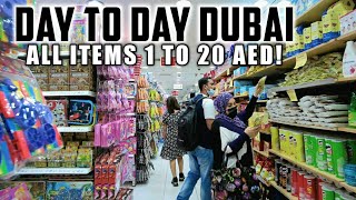 4K Super Cheap Shopping at DAY TO DAY Deira DUBAI Branch Showing Items amp Prices [upl. by Dao]