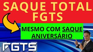 COMO CONSULTAR E SACAR O SAQUE ANIVERSARIO DO FGTS PELO CELULAR [upl. by Hgielyk]