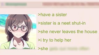 Anon supports his Neet shutin Sister  4Chan Greentext Stories [upl. by Eliezer414]