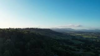 Byron Bay Hinterland  St Helena Lookout Sunset  4k Drone Video [upl. by Gaulin]