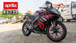 Aprilia RS 125 2023 CloseUp Look  Detailed Walkaround [upl. by Alilad]