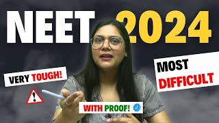 NEET 2024 will be very Difficult  With Proof [upl. by Hourigan275]