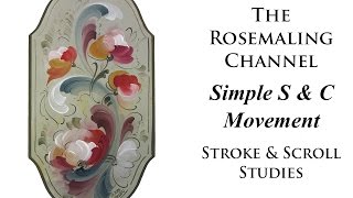 Simple S amp C Movement Casual Telemark Rosemaling [upl. by Stilu]