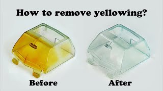 How to remove yellowing from old aged plastic Cheap amp easy [upl. by Ettenyl741]