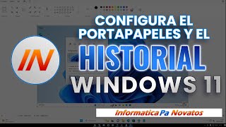 Configurar el portapapeles y habilitar el historial [upl. by Aleen770]