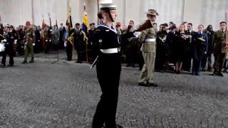 Anzac Day 2016  Menin Gate Ypres  Catafalque Party Day ceremony LAST POST [upl. by Butcher]