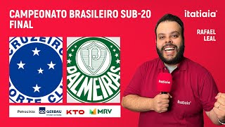 CRUZEIRO X PALMEIRAS  SUB20 AO VIVO NA ITATIAIA  REACT FINAL BRASILEIRÃO SUB20 [upl. by Leonardi]