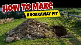 how to construct a soakaway pit  septic tank soakaway construction [upl. by Iak875]