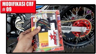 Pasang ECU JUKEN 5 CRF 150L quottes pakai knalpot ori norifumi rocket 4quot tes dasar [upl. by Ayortal]