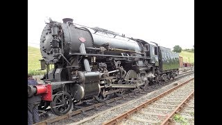 The Churnet Valley Railway with USATC S160 5197 [upl. by Annmarie127]