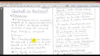 Comptabilité générale S2 quot les Amortissements partie 1 quot [upl. by Frieder]