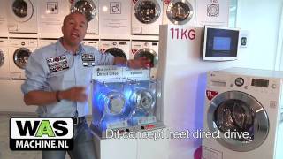 LG ST148PWM stoom wasmachine handige demo [upl. by Winwaloe]