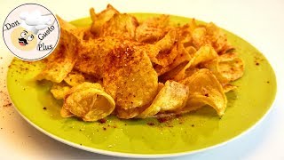 Selbstgemachte Kartoffelchips 🥔😍  Heißluftfritteuse Airfryer [upl. by Natsud]