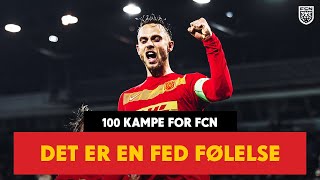 Ingvartsen runder 100 kampe for FCN 💪❤️💛 [upl. by Ahto539]