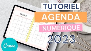 Comment créer son agenda numérique gratuitement en 2023  planner digital Android amp Apple [upl. by Laith]