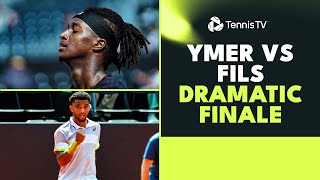 Mikael Ymer DISQUALIFIED vs Arthur Fils Dramatic Finale  Lyon 2023 [upl. by Aizek]