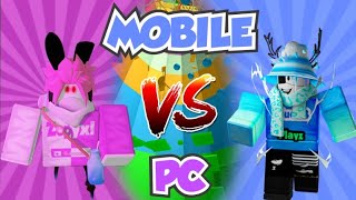 PC PRO Vs MOBILE PRO Tower Of Hell Roblox [upl. by Trudey]