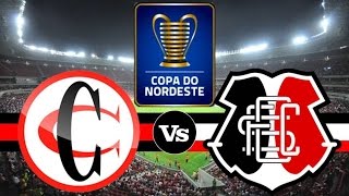 Campinense x Santa Cruz 25012017 Copa do Nordeste 2017  Grupo A PES 2017 [upl. by Etnelav]