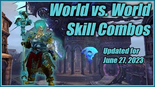 GW2 WvW Support Firebrand in World vs World  Rotation and Skill Combos Updates in Comments [upl. by Taddeusz]