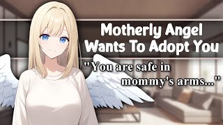 ASMR Angel Mommy Wants To Adopt You F4A Sleep Aid Comfort Cuddles Wholesome [upl. by Clementia]