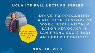 Fall 2019 Lecture Series  Veena Dubal of UC Hastings College of Law [upl. by Eihpos]