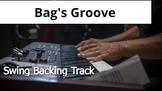 Bag’s Groove F  Classic Swing Backing Track  Play Along [upl. by Somar843]